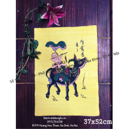 Tranh Đông Hồ Mục Đồng Thổi Sáo (loại 37x52cm)